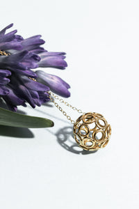 18k Golden Glob Necklace