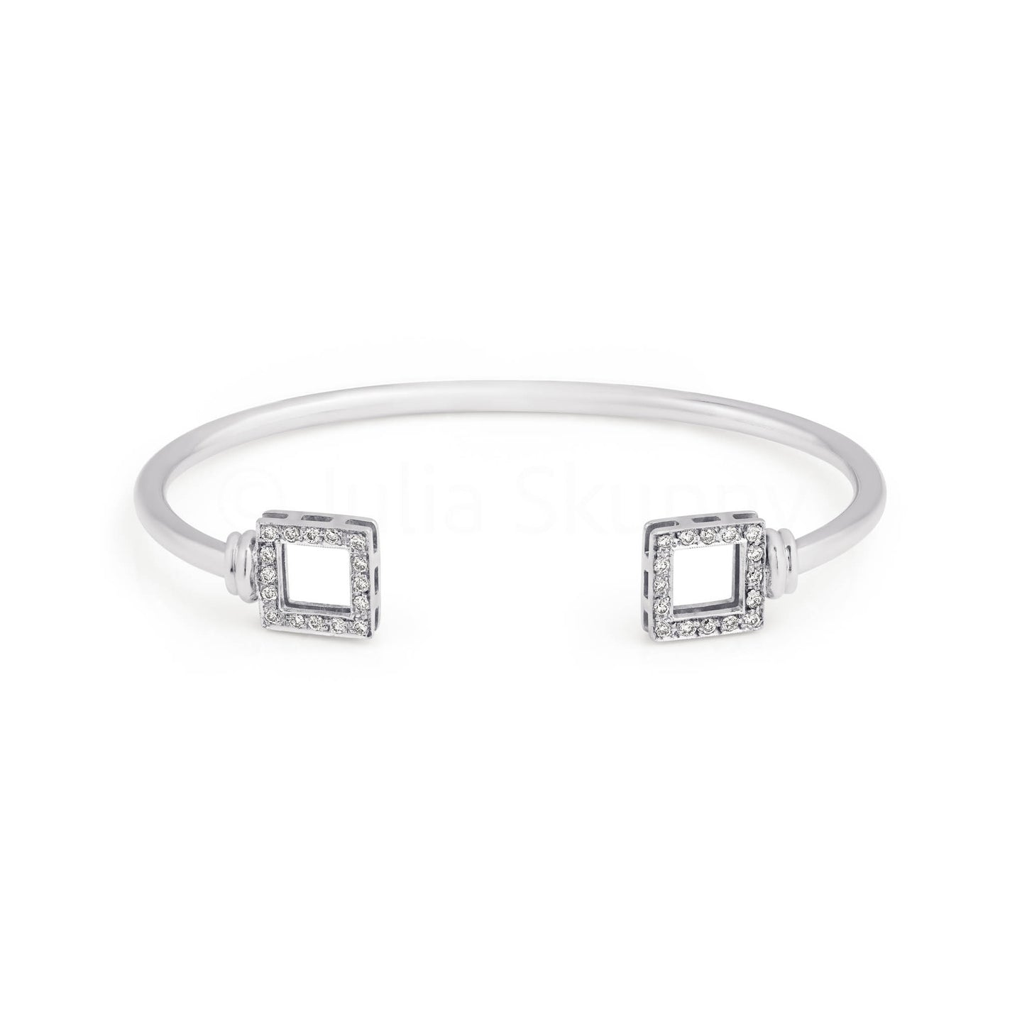 18K White Gold  Bracelet