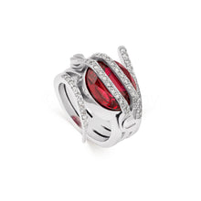 Load image into Gallery viewer, Red Topaz Ring
