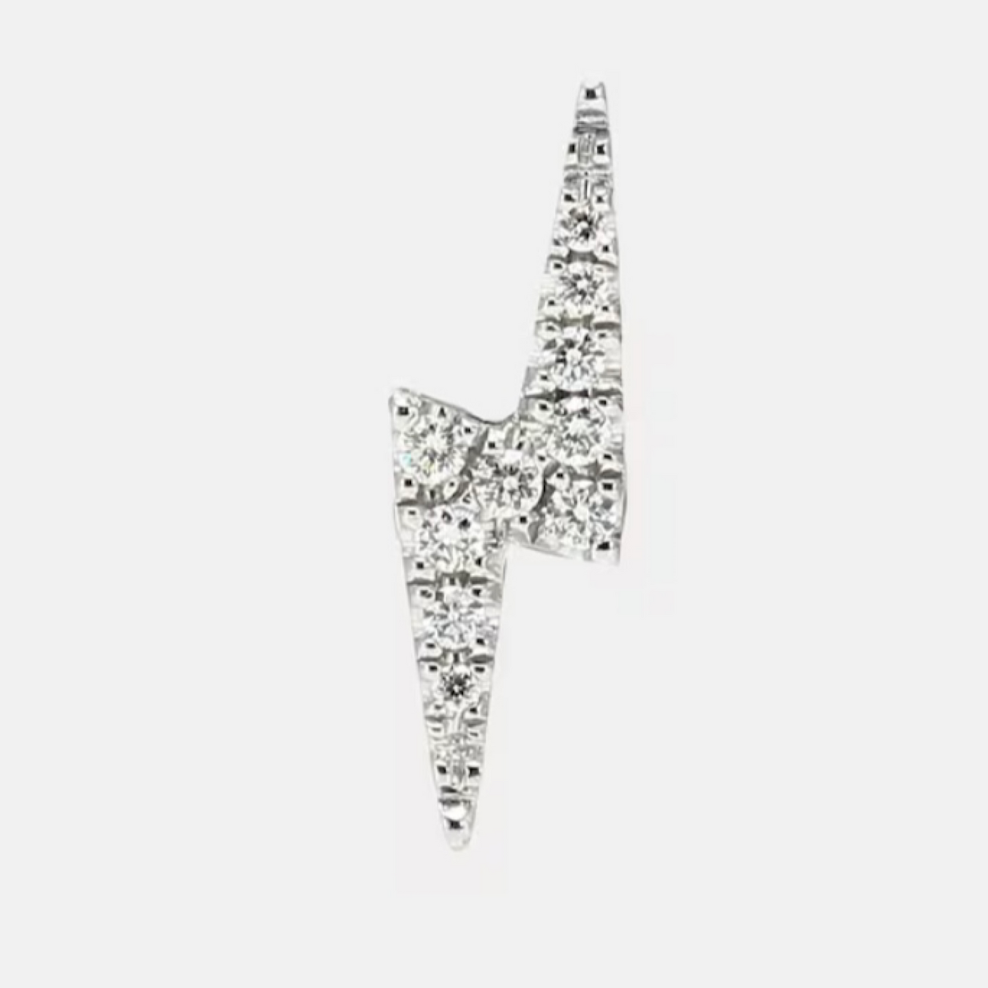 ZÉNITH SINGLE LIGHTING BOLT EARRINGS